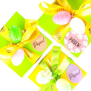 Alternative view of Luxe kubusdoos met paaschocolade