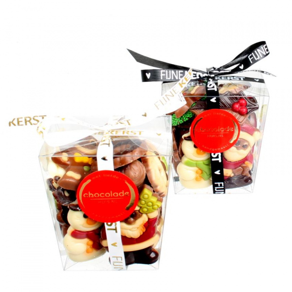 Doosje luxe kerstchocolade - Afbeelding 3