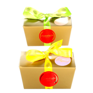 Doosje met paaschocolade 250 gram