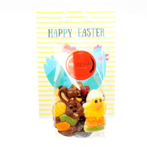 Tasje met luxe paaschocolade 1