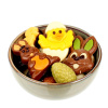 Schaaltje gevuld met paaschocolade