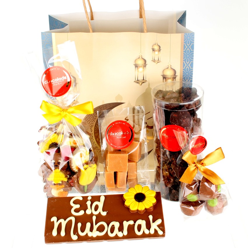 Chocoladegeschenk Eid Mubarak