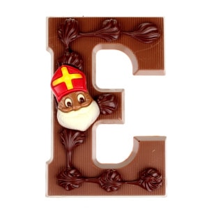 Luxe chocoladeletter E melk