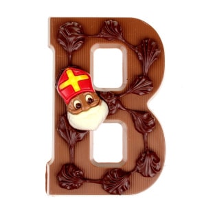 Luxe chocoladeletter B melk