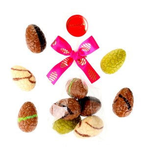 Zakje met luxe paaseitjes