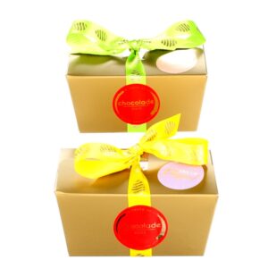 Doosje met paaschocolade 250 gram