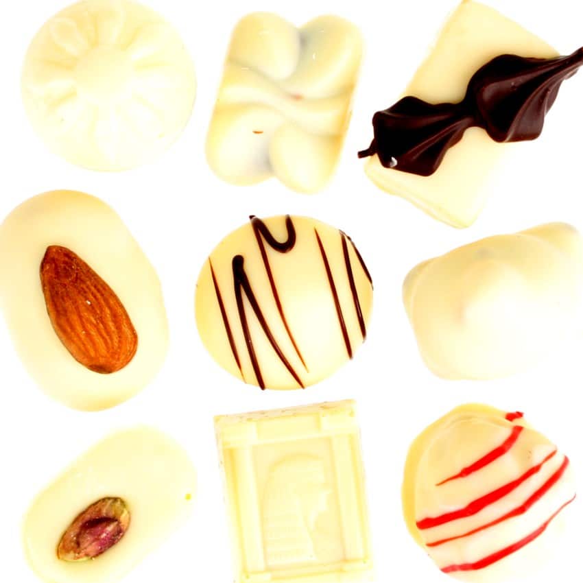 Handgemaakte bonbons 250 gram wit - Afbeelding 2