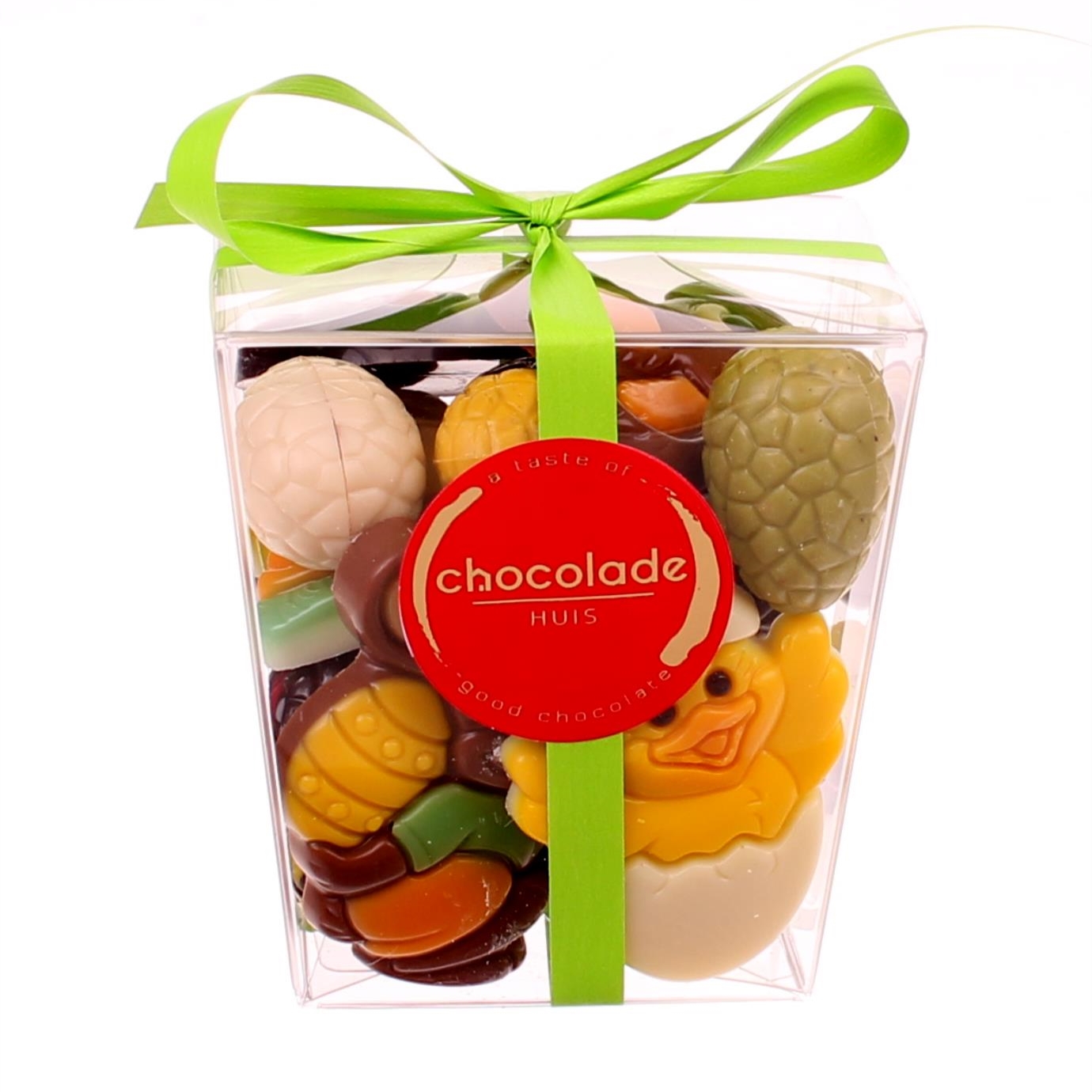 Transparant doosje paaschocolade - Afbeelding 2