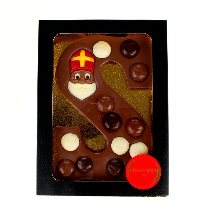 Luxe melk chocoladeletter met pepernoten - Afbeelding 3