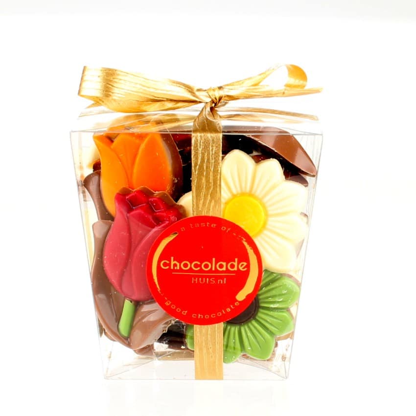 Doosje luxe bloemenmix