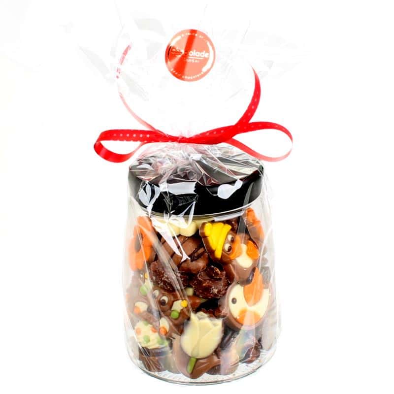 Glazen pot met chocolademix - Afbeelding 2