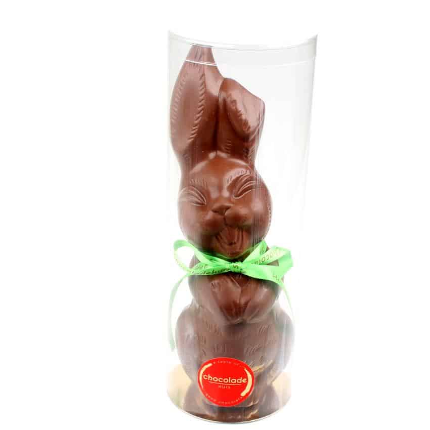Paasgeschenk met chocolade paashaas - Afbeelding 3