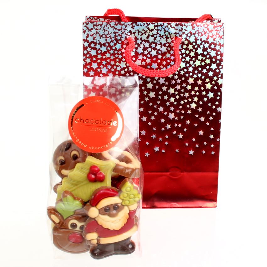 Tasje met zakje kerstchocolade - Afbeelding 4