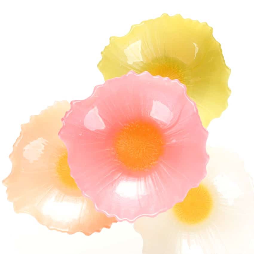 Bloem schaal met chocolade - Afbeelding 3