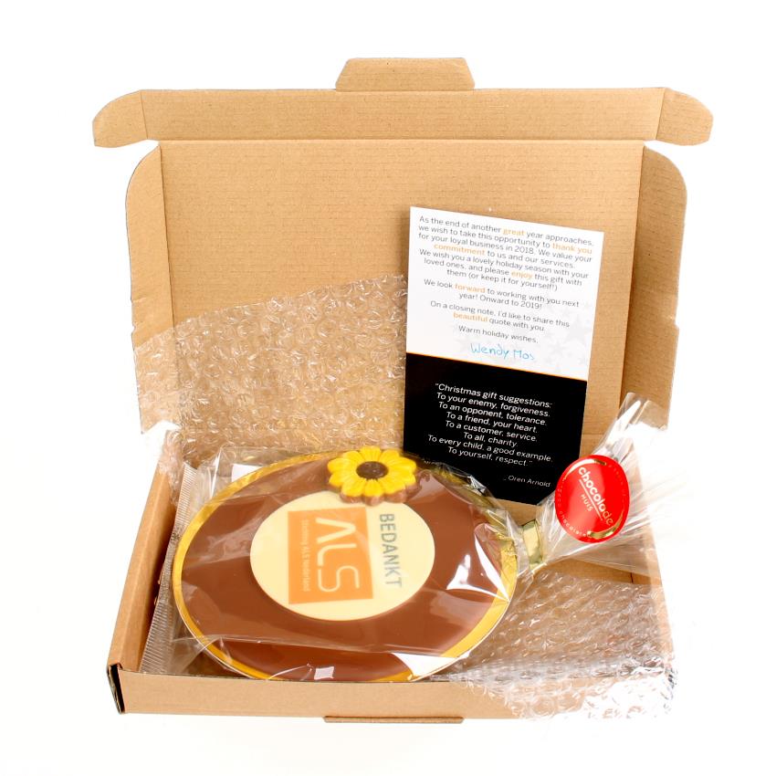 Chocolade geschenk met bedrijfslogo - Afbeelding 2