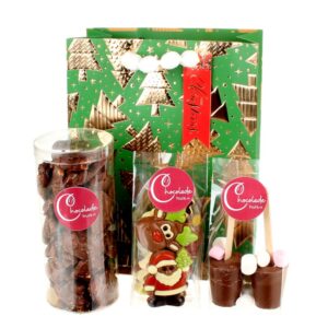 Leuk chocolade kerstpakket