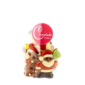 Zakjes met kerstchocolade