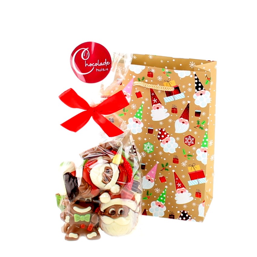 Tasje met kerstchocolade
