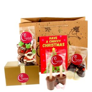 Luxe chocolade kerstgeschenk