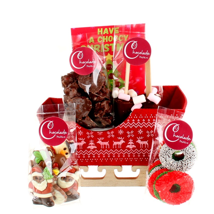 Kerstslee met chocolademix