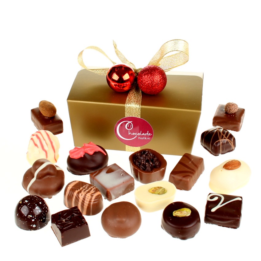 Handgemaakte bonbons kerstversie