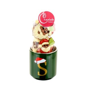 Kerstmok met chocolade