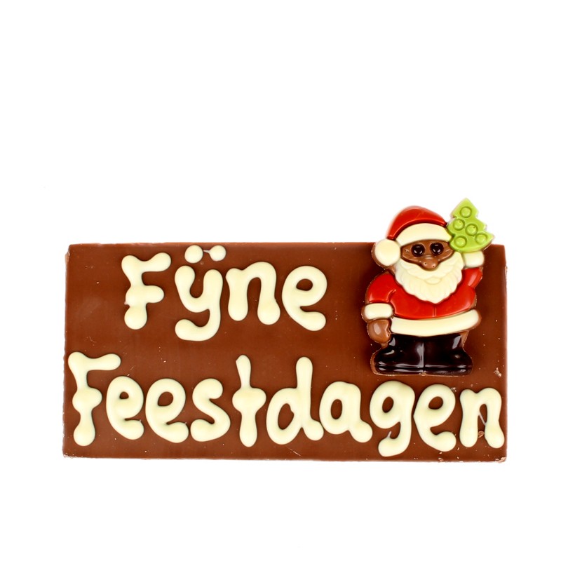 Chocolade reep Fijne Feestdagen
