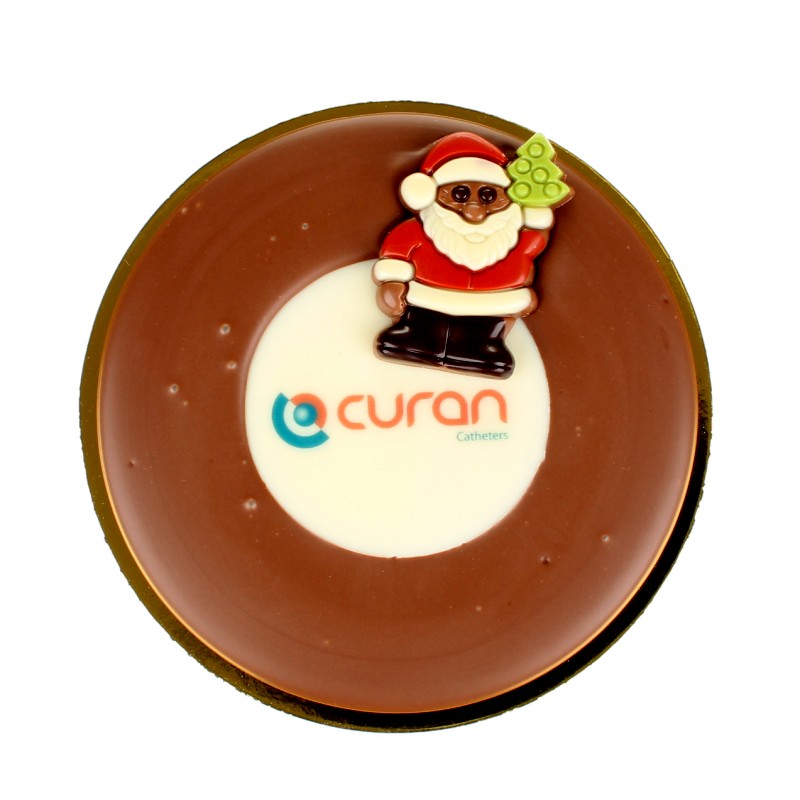 Kerstgeschenk met bedrijfslogo