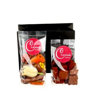 Chocolade geschenk in tasje