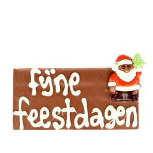 Chocolade reep Fijne Feestdagen