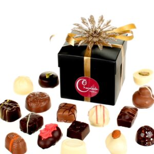 Luxe kubusdoos met bonbons