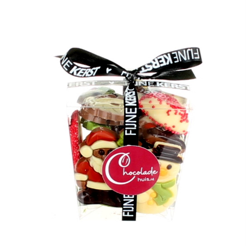 Doosje luxe kerstchocolade