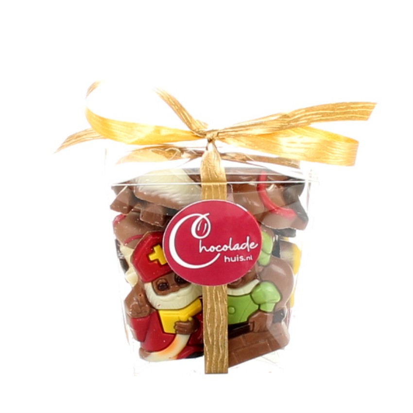 Transparant doosje Sinterklaaschocolade