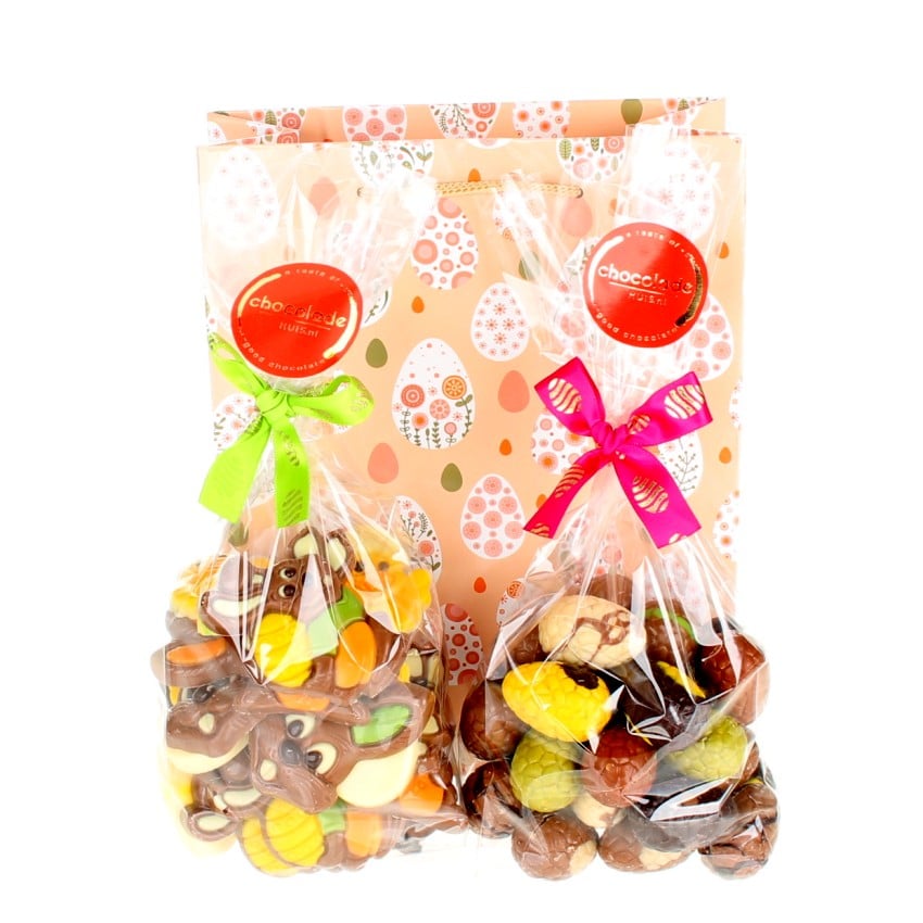 Voordeeltas met Paaschocolade