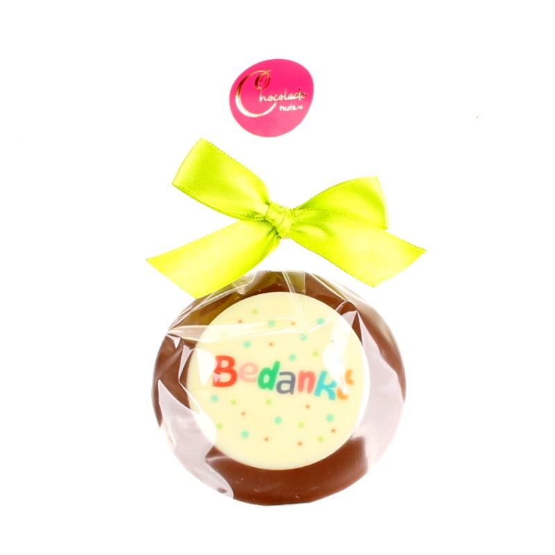 chocolade bedankje