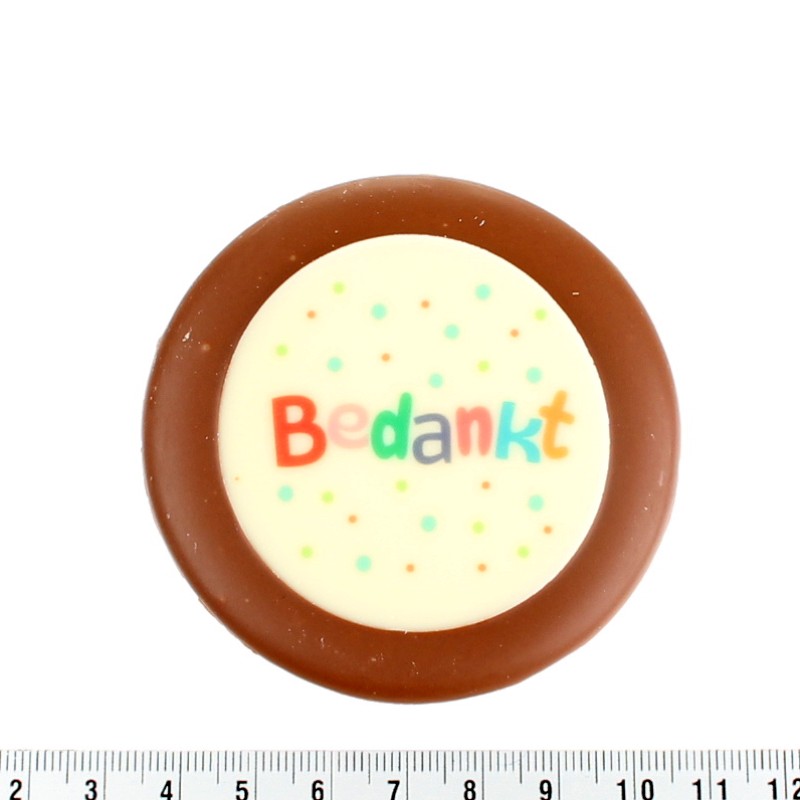 Klein chocolade bedankje - Afbeelding 2